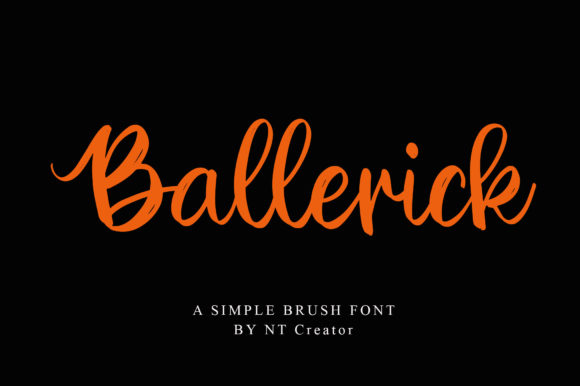 Ballerick: A Timeless Script Handwritten Font for Elegant Branding