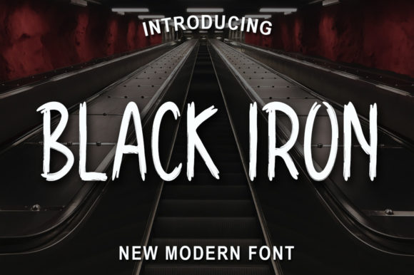 Black Iron: A Handwritten Font That Elevates Small Business Branding