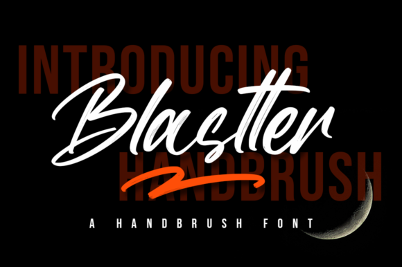 Blastter: A Bold Handwritten Font for Dynamic Campaign Designs