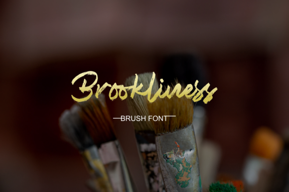 Brookliness: A Cool Brushed Handwritten Font for Creative Branding Projects