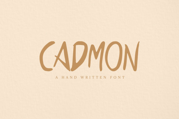 Cadmon: A Relaxed Handwritten Font for Modern Marketing Campaigns
