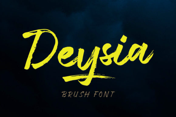 Deysia: A Chic Brushed Handwritten Font for Modern Business Branding