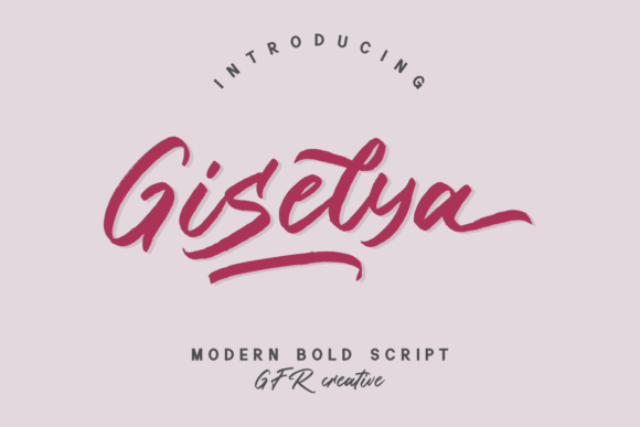 Giselya: A Brushed Handwritten Font for Elegant Web Design