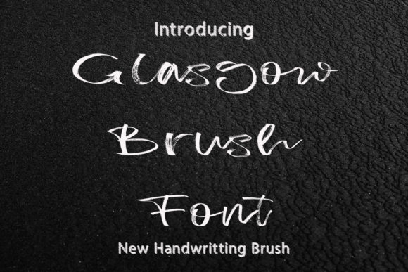 Glasgow Brush: A Fresh Handwritten Font for Business Branding