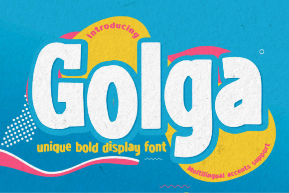 Golga: A Bold Display Font for Creative Projects