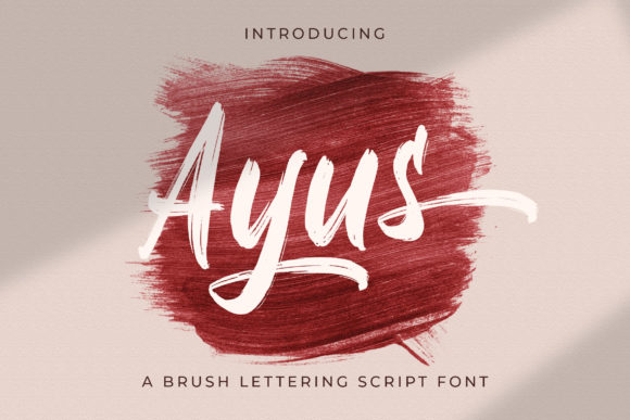 How Ayus Font Elevates Campaign Visuals with Handwritten Charm