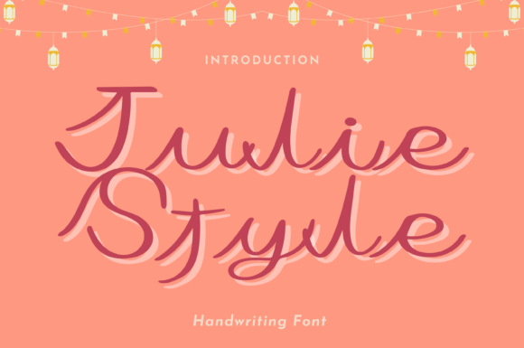 Julie Style: A Whimsical Handwritten Font That Elevates Maker Designs