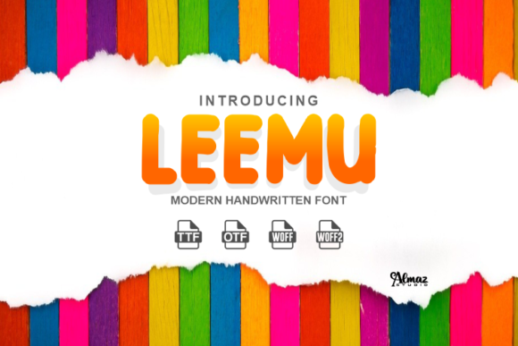 Leemu: A Cute Handwritten Font for Crafters and Makers