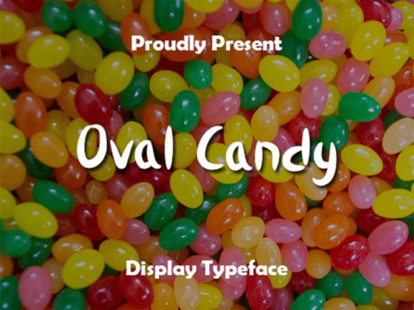 Oval Candy: A Cute Paint Brushed Handwritten Font for Editorial Design