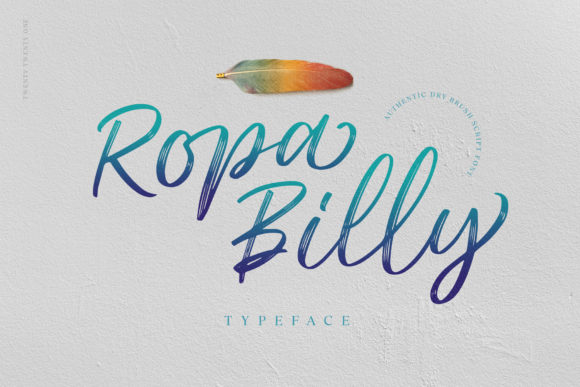 Ropa Billy: A Romantic Script Font for Elegant Editorial Design