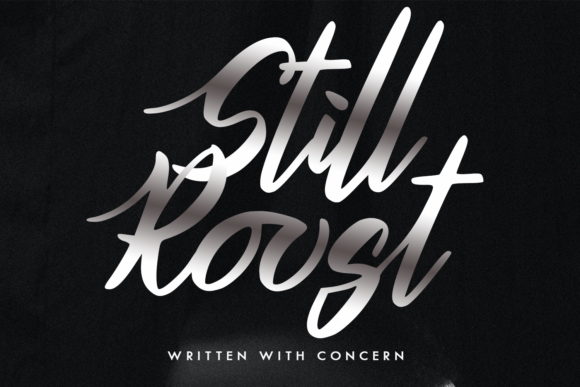 Still Roost: A Paint-Brushed Handwritten Font for Elegant Editorial Design