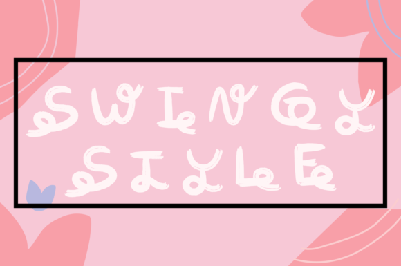 Swingy Style: A Whimsical Handwritten Font for Creative Campaigns